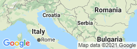 Federation Of Bosnia And Herzegovina map